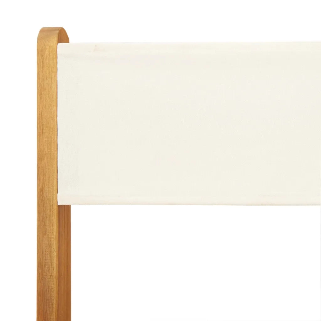 Set da Bistrot 3pz Bianco Crema in Tessuto e Legno Massello 3281760