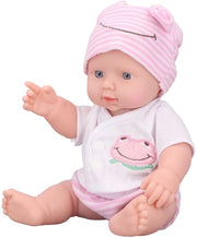 Bambino Pop 30 Cm - Figura Realistica - Pelle Silicone Soft - Occhi Chiari - Disegno Sostenibile