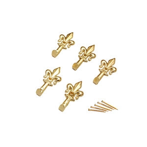 GANCIO P/QUADRO GIGLIO 33 MM ORO BL 5 PZ- DIESSE- 12,0 confezione