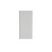 Armadietto da parete per bagno 36x29x75 cm bianco, con scanalature e push-to-open