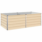 Letto rialzato da giardino Avorio 160 x 80 x 55 cm 8006403