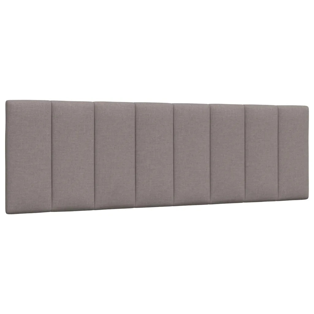 Letto con Materasso Hanko Tortora 160x200 cm in Tessuto 3310542