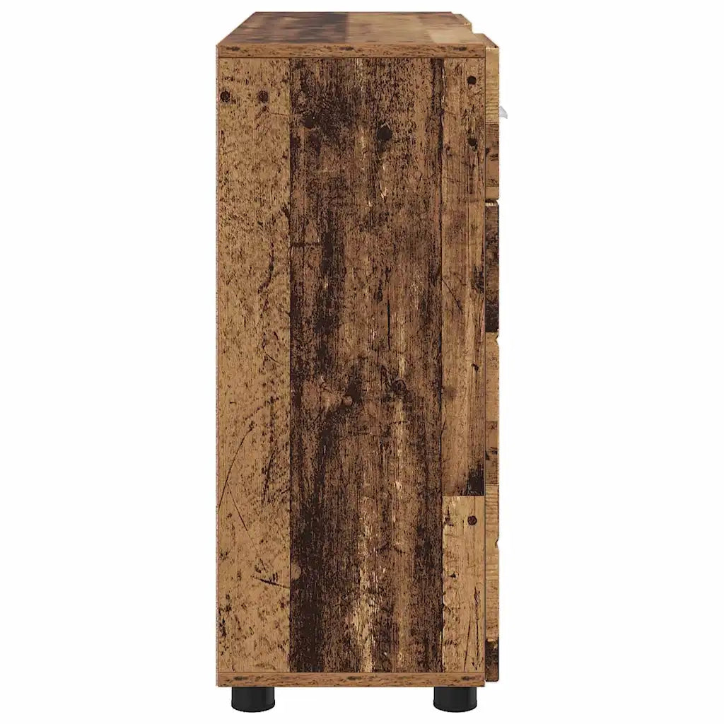 Credenza-Buffet-Armadio da cucina Legno vecchio 88,5 x 30,5 x 73 cm Legno multistrato