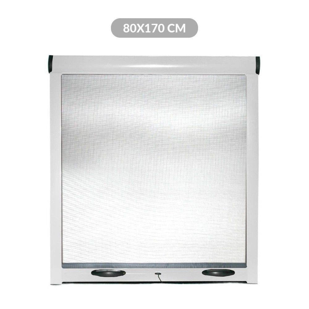 Zanzariera a rullo in kit riducibile universale per finestra verticale EASY-UP Bianca 80x170