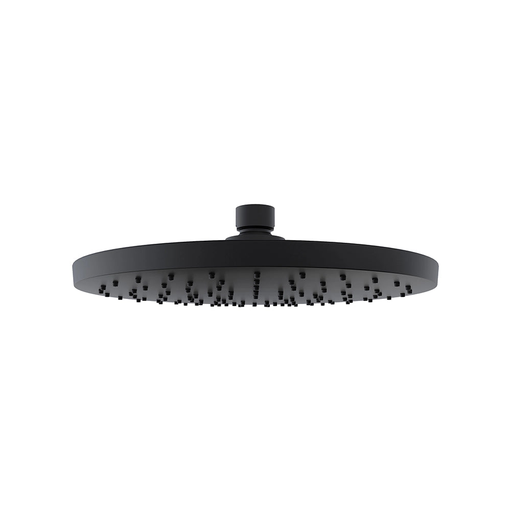 Set doccia nero opaco - Miscelatore incasso 2 vie Virna, braccio 30cm, soffione 20cm e doccino