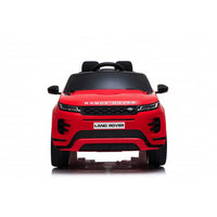 Macchina Elettrica per Bambini Licenza Land Rover Evoque 12V con Telecomando Rosso