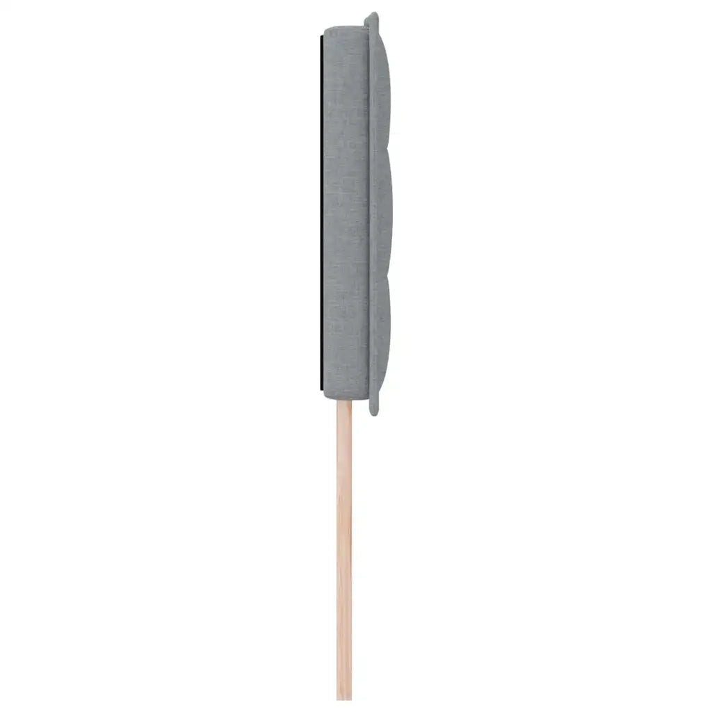 Testiera LED con strisce LED Grigio chiaro 180 cm Tessuto 3337999