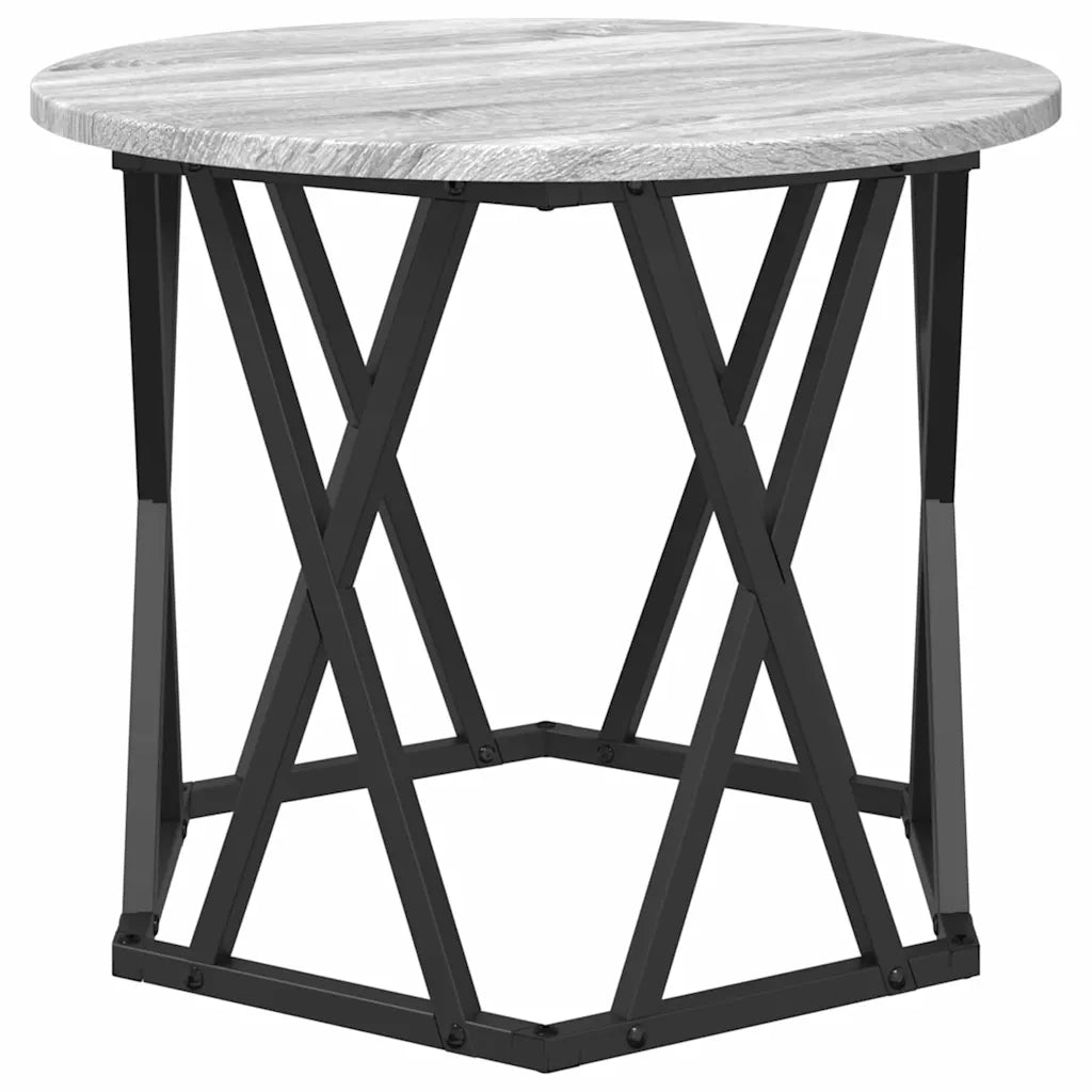 Tavolo laterale 2 pcs Grigio Sonoma 868246