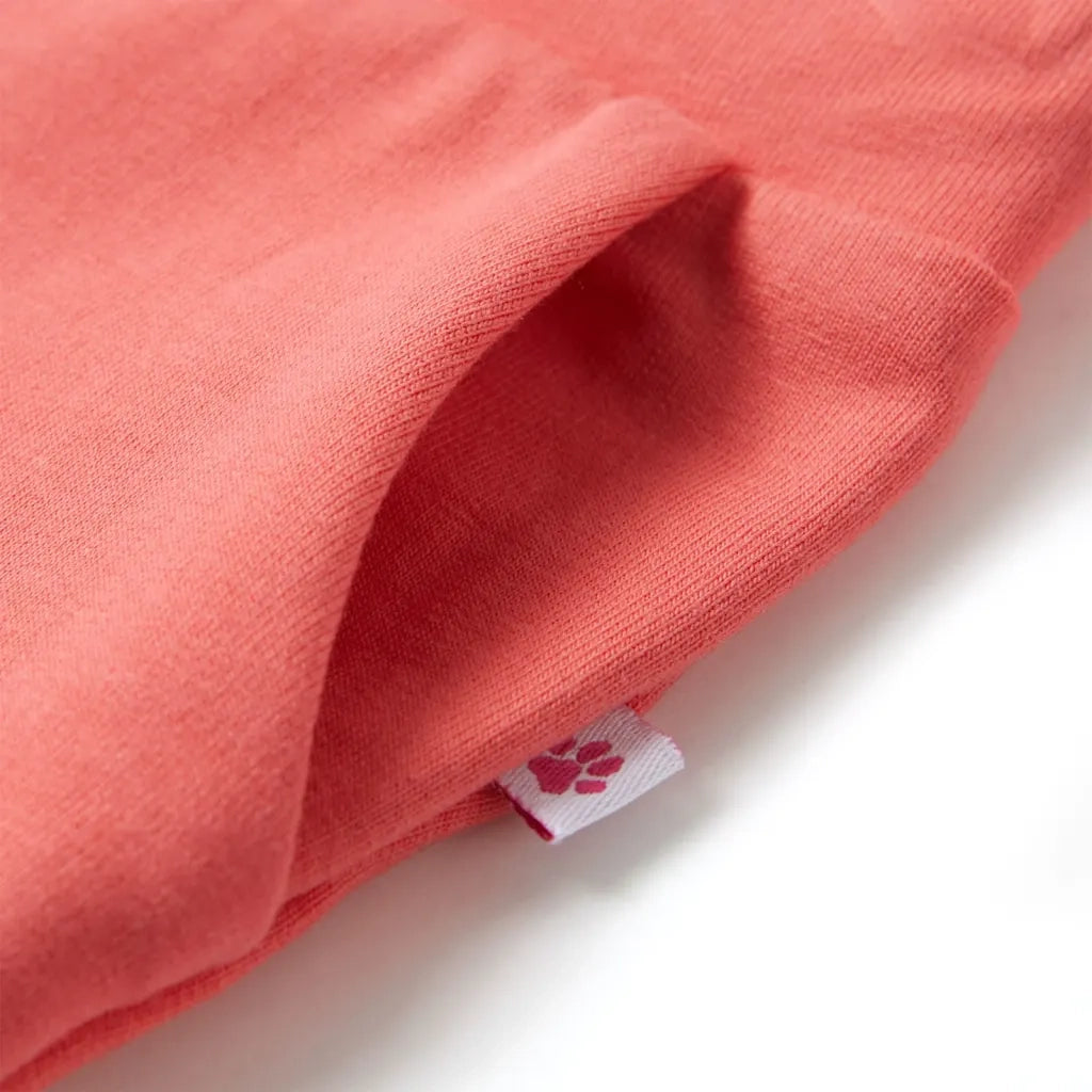 Pantaloni per Bambini a Gamba Larga Corallo 104