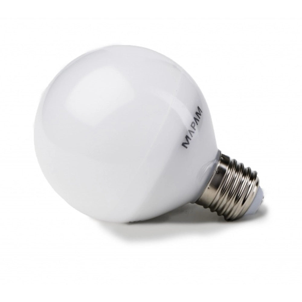 Trade Shop - Lampadina Led E27 Globo G80 8w Luce Calda 3000k Bulbo Sfera Palla Alta Qualità 00159 -