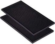 Panno di Protezione Antiscivolo - 2 Pack - Gomma Nera - 30x15 cm - Cucina/Bar - Protezione Antimorsa
