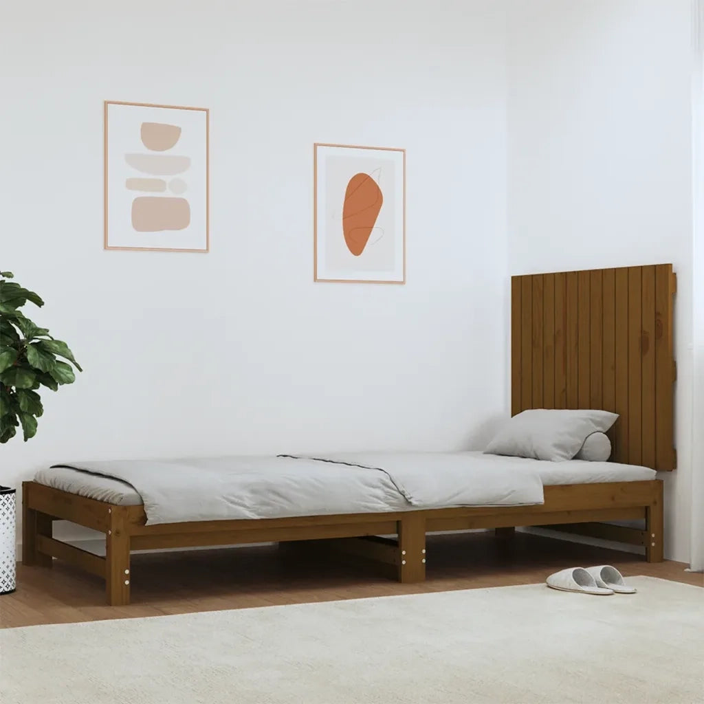 Testiera | Testata da Parete Ambra 82,5x3x60 cm in Legno Massello di Pino