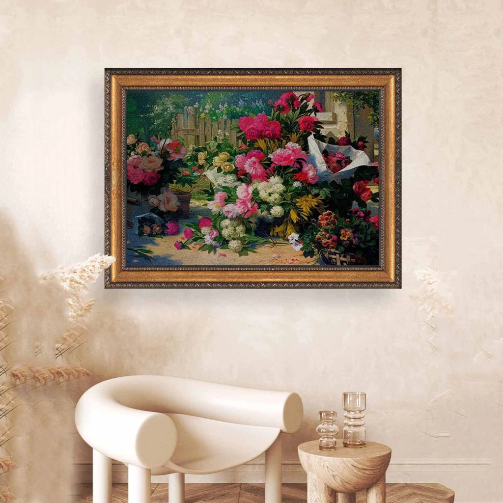Naradama, Quadro Materiale Struttura in Tessuto, 40x60h cm Multicolore