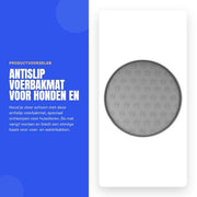 Mat di Cibo per Animali 27,5 cm - Impermeabile in Silicone - Antiscivolo - Resistente al Lavastoviglie - Protezione contro la Sporcizia - Duraturo - Mat di Cibo per Animali