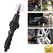 Trade Shop - Spazzola Rotante Acqua Pulisci Moto Auto Bicicletta Lavaggio Cerchioni Brushhero -