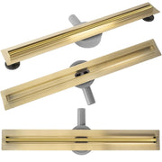 Scarico Lineare Rea Neox Slim Pro Gold 60