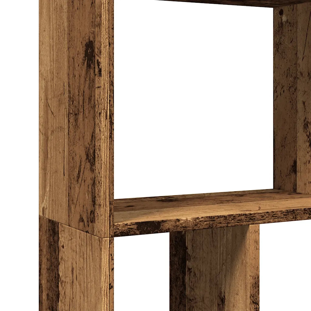 Libreria-Scaffale per Libri-Mobile di Stoccaggio Legno Antico 60x20x120 cm in Truciolato