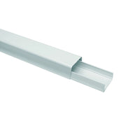 Canalina passacavi pvc altezza 2 m diverse misure impianti elettrici parete fili 30 mm/18 mm