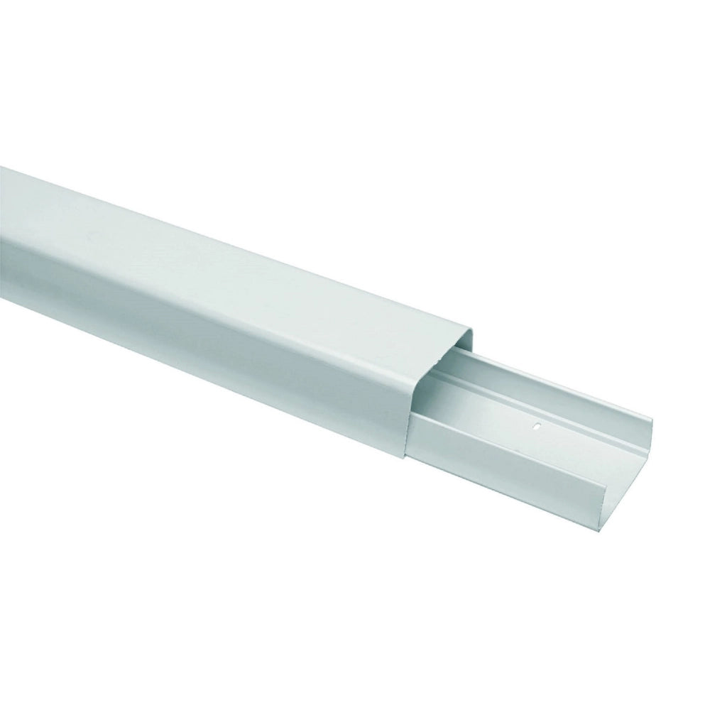 Canalina passacavi pvc altezza 2 m diverse misure impianti elettrici parete fili 30 mm/18 mm