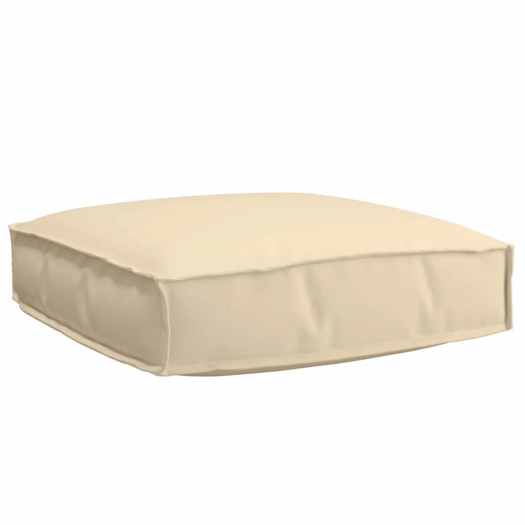 Cuscino Beige 60 x 60 x 12 cm Tessuto Oxford 42001491