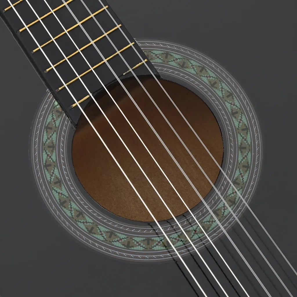 Chitarra Classica per Principianti Nera 4/4 39" in Tiglio CFW3937123