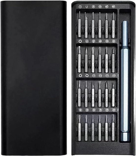 Kit di riparazione portatile per schiacciare viti - Torx T5 T6 T7 T8 T9 T10 Triwing Y00 ster P2 P5 - compatibile con MacBook, Switch, PS4, PS5, Xbox, PC, laptop, occhiali, orologio