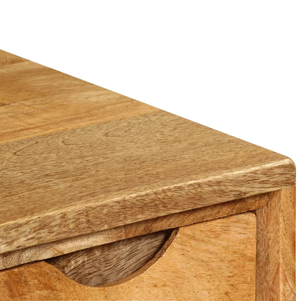Scrivania in Legno Massello di Mango 115x47x76 cm 246791