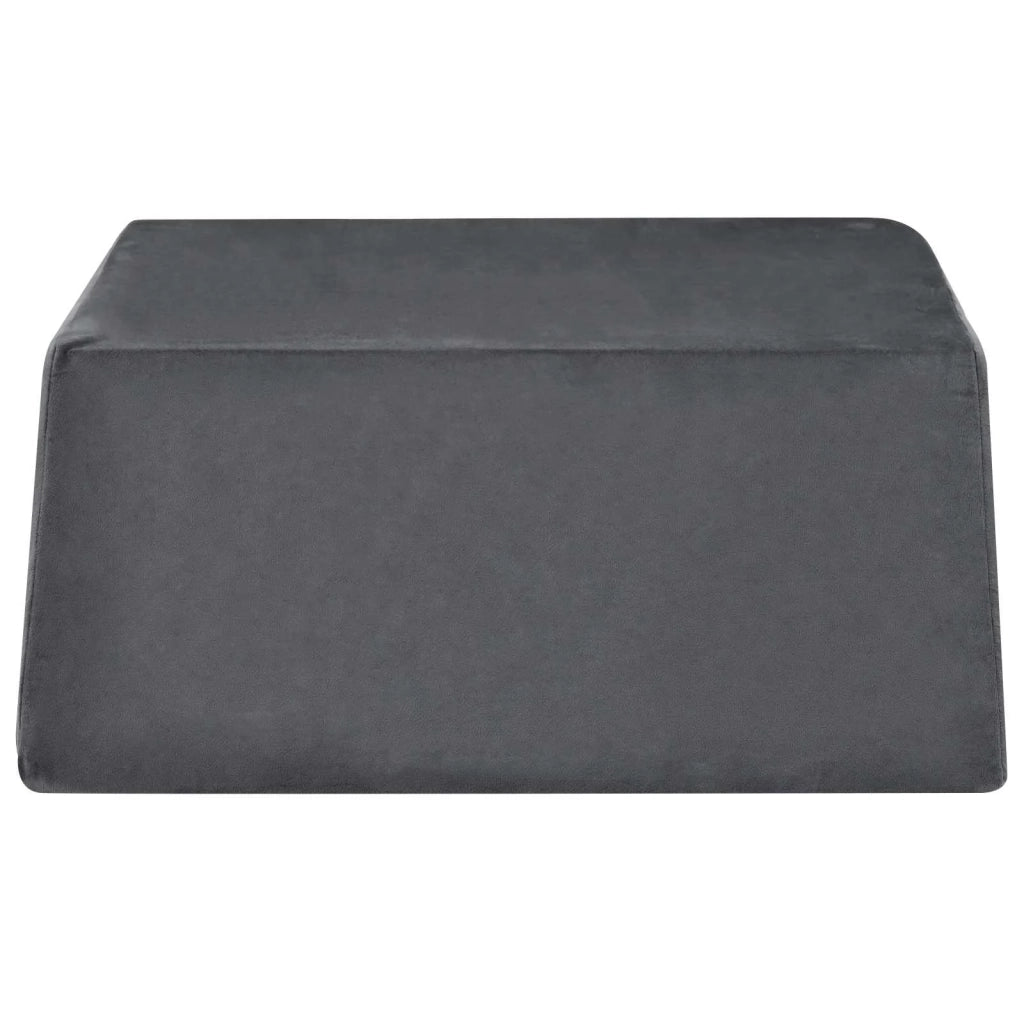 Cuscino per Gambe Tinta unita Grigio 63 x 52 x 19 cm Schiuma PU