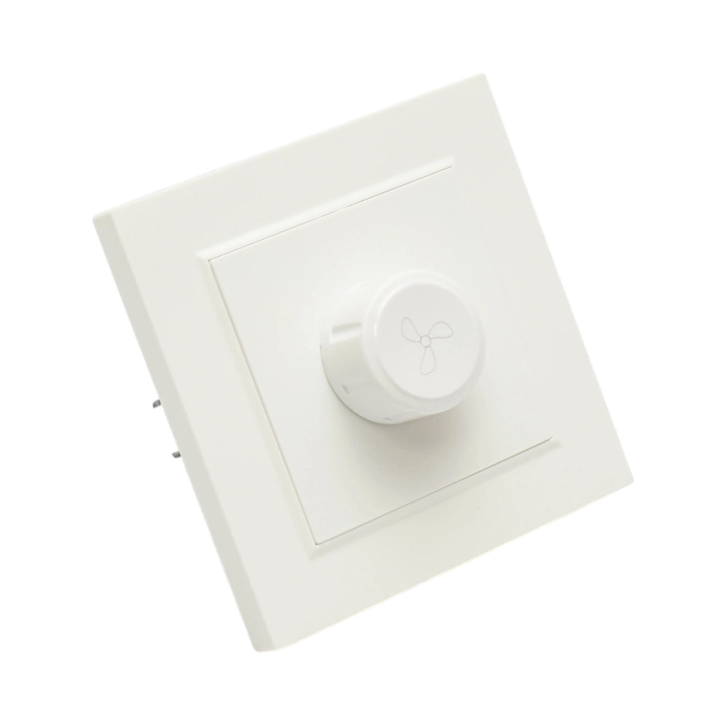 Regolatore di tensione per ventilatore da incasso bianco 500W, 220V, ABS 80x80mm