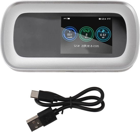 Router Mifi 5G WiFi 4G LTE con Slot Sim - Schermo da 25 Pollici - Ricarica Portatile per Telefoni Mobili
