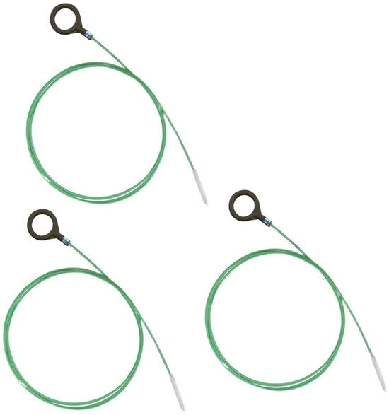Pacco da 3 pezzi di 300 cm, spazzola di scarico per auto con setola flessibile, attrezzo di pulizia per scarico auto, lungo spazzolone per pulizia scarico auto, accessori auto, spazzola flessibile per auto, spazzola per pulizia scarico auto.