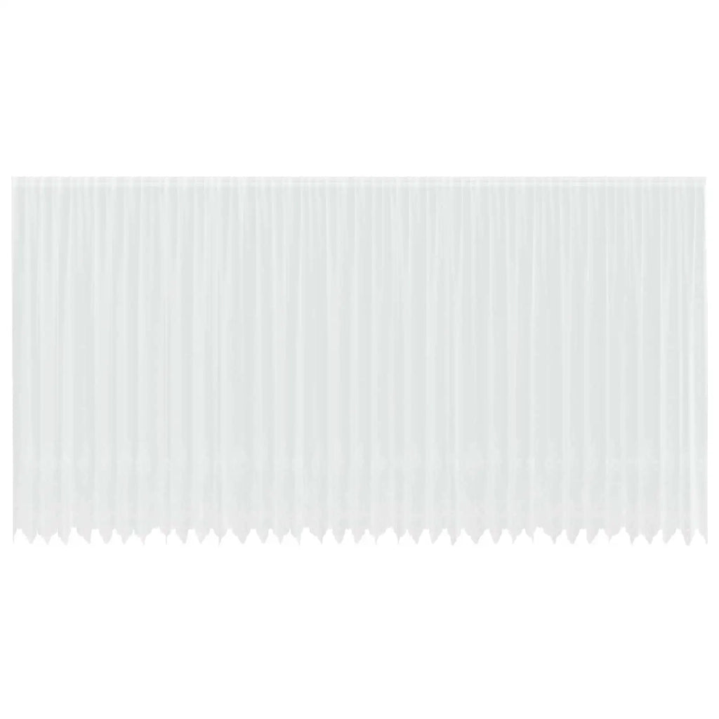 Tenda in Pizzo con tende Bianco 280 x 900 cm Poliestere 4107850