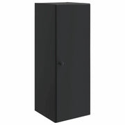 Mobiletto a muro Nero 33 x 34,5 x 90 cm Legno ingegnerizzato