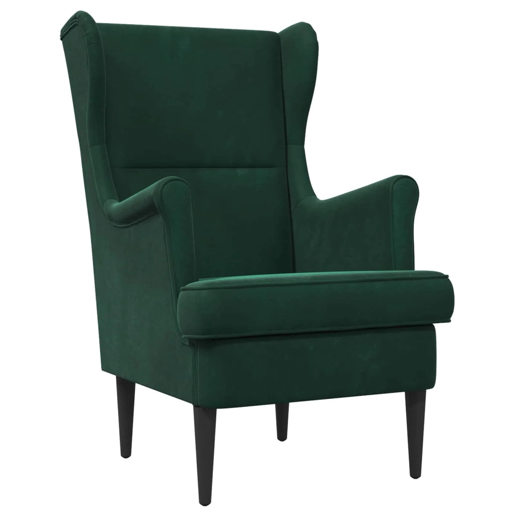 Poltrona | Sedia Relax Verde Scuro Velluto