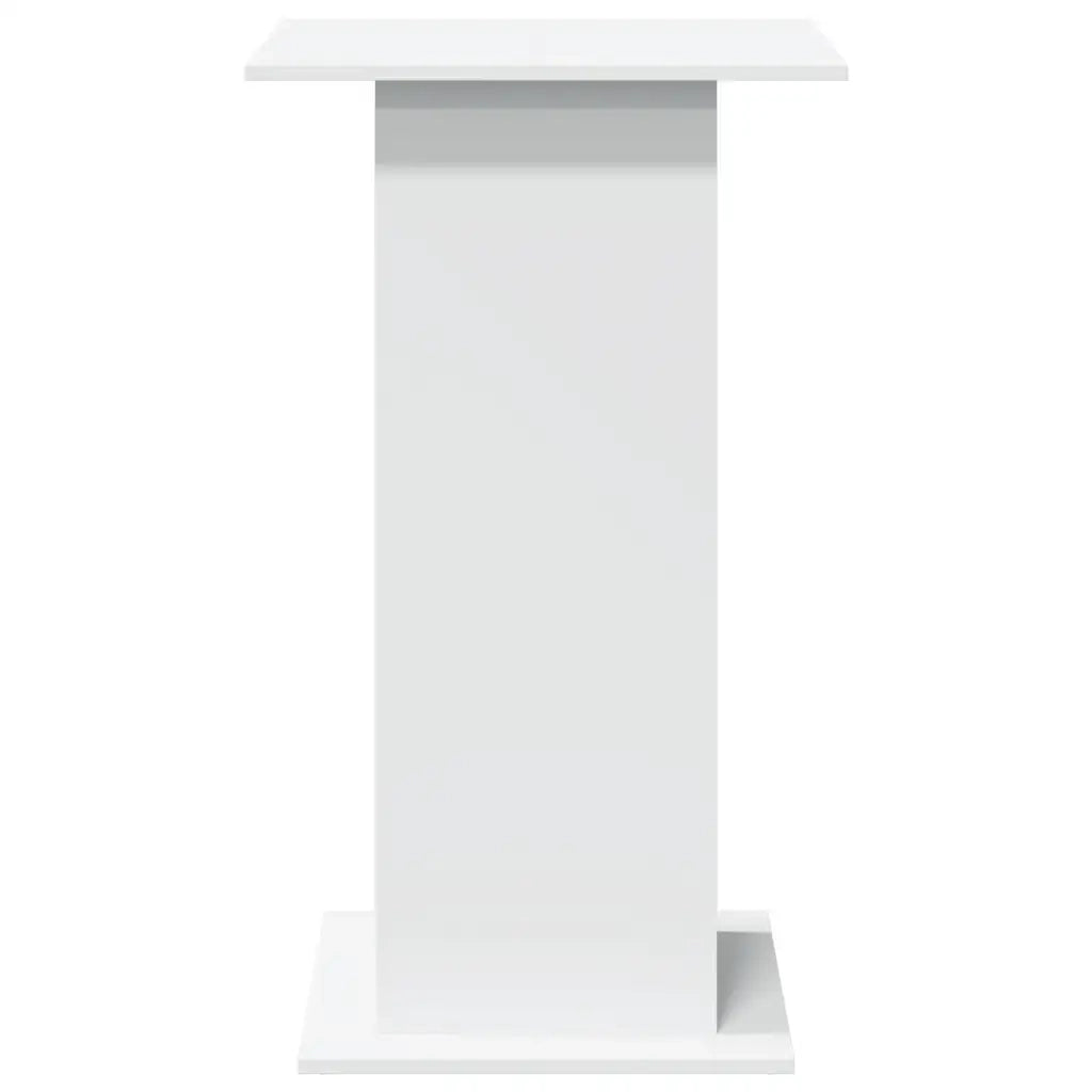 vidaXL Tavolo Bar con Portaoggetti Bianco 60x60x102 cm in Truciolato