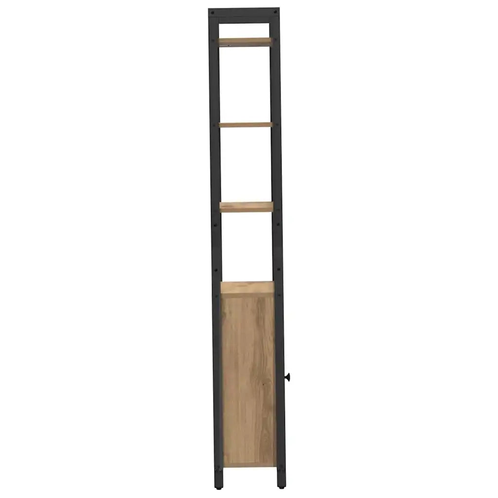 Armadio per Libri Rovere artigianale 40 x 24 x 161 cm 883855