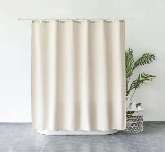 Douchegordijn in Tessuto Pesante - Resistente alla Muffa & Impermeabile 200x220 cm
