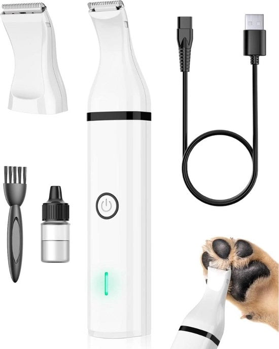 Set di taglio per cani - Tondeuse per cani - Trimmer per cani - Scissor per cani - Set di taglio per cani - Necessario per il vostro cane!