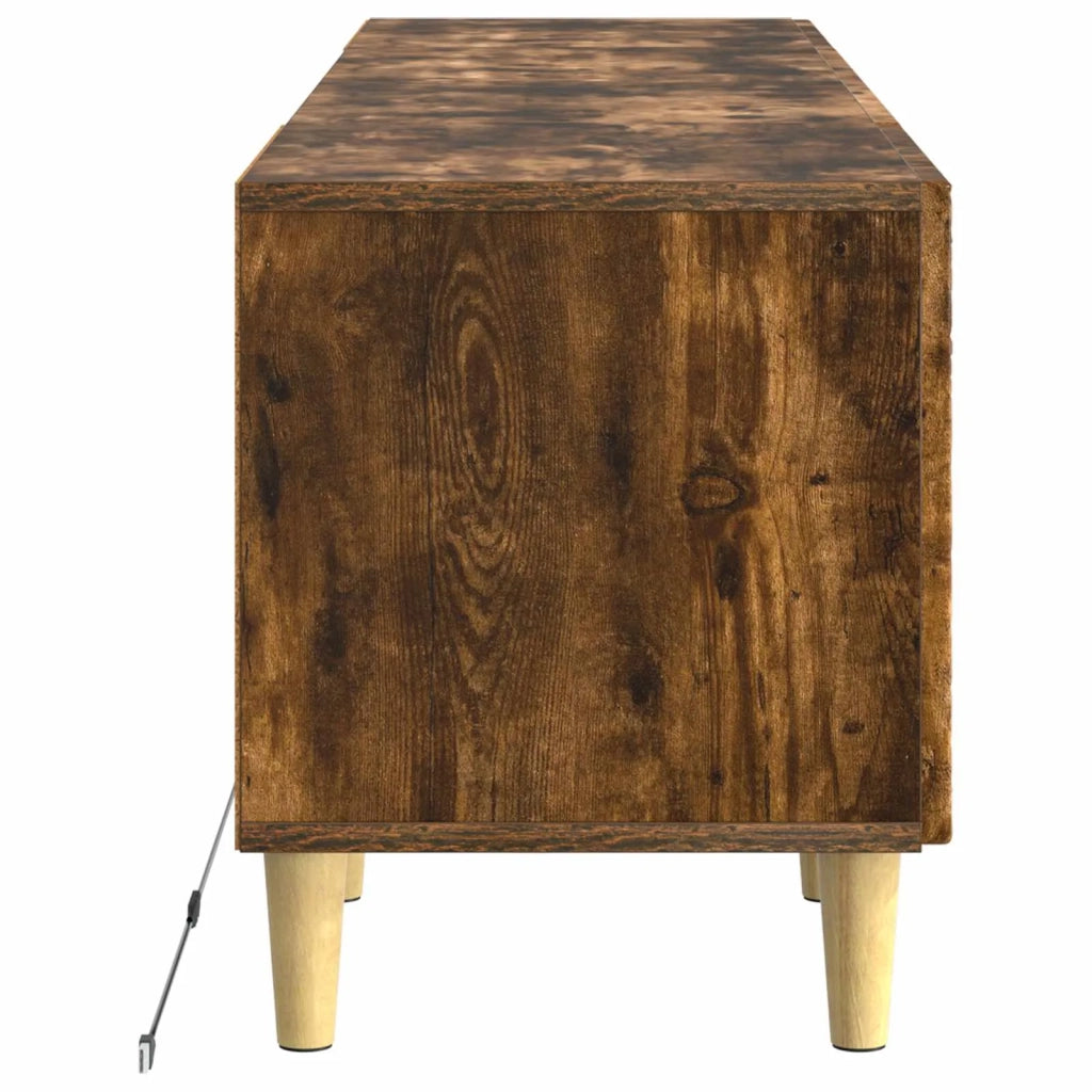 Mobile TV LED Rovere Fumo Legno ingegnerizzato 897130