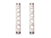 CONTROPIASTRE PER SERRATURE PORTE BLINDATE 94240F  interasse mm.28, mm.30x206x3 (94240F028)    MOTTURA