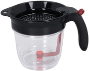 Separatore di Salsa/Olio 1000 ml - Resistente al Calore - Multifunzionale - Salsa/Olio Separatore - Filtro Integrato - Separazione Rapida