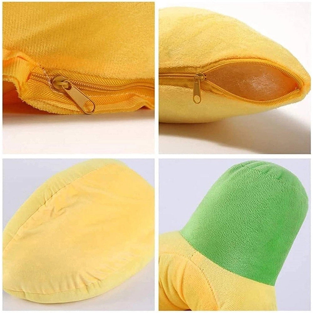 Trade Shop - Cuccia Banana Letto Morbido Per Gatto Cane Cuscino Inverno Peluche Nido 70x40cm -