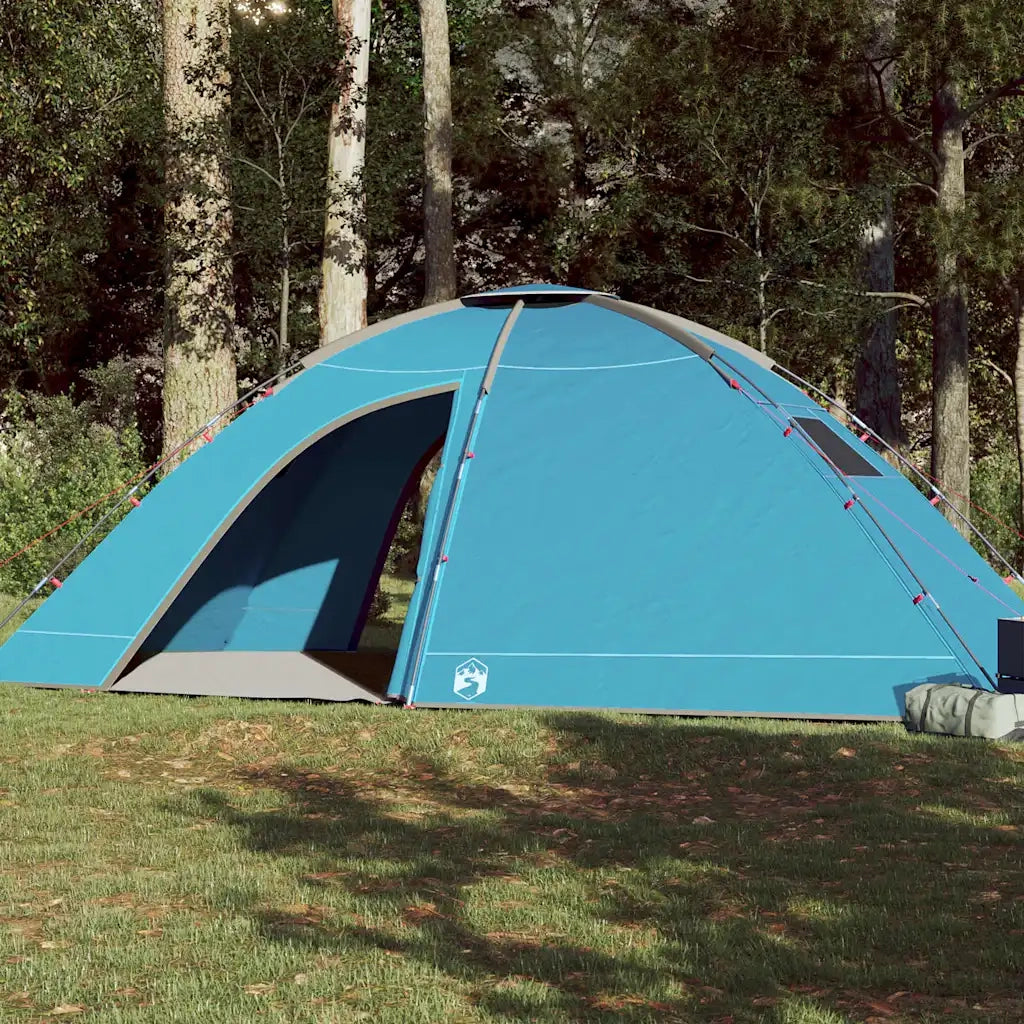 Tenda da campeggio | Tenda da campo per 8 Persone Blu Impermeabile