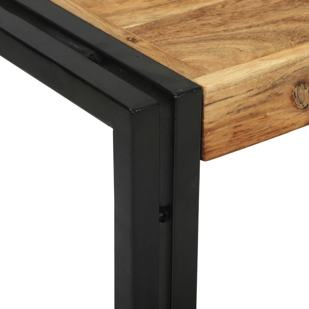 Set di 2 Tavolini da CaffÃ¨ in Legno Massello di Acacia
