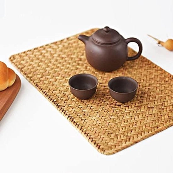 Piastre rettangolari - zeegras - set da 6 - 43 x 30 cm