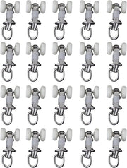 20 rotelle per tenda per tendaggi di media grandezza