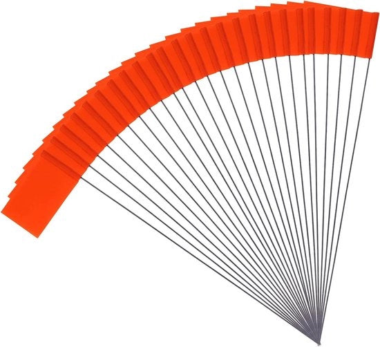 Vendita a Pacchi di 50 Bandiere di Segnalazione 51x76cm con Asta in Acciaio Asta di Segnalazione in Vinile per Impianti di Fognatura Infrastruttura di Nodi Sottoterra Architettura del Paesaggio (Arancione) 

Modello: Washing Machine