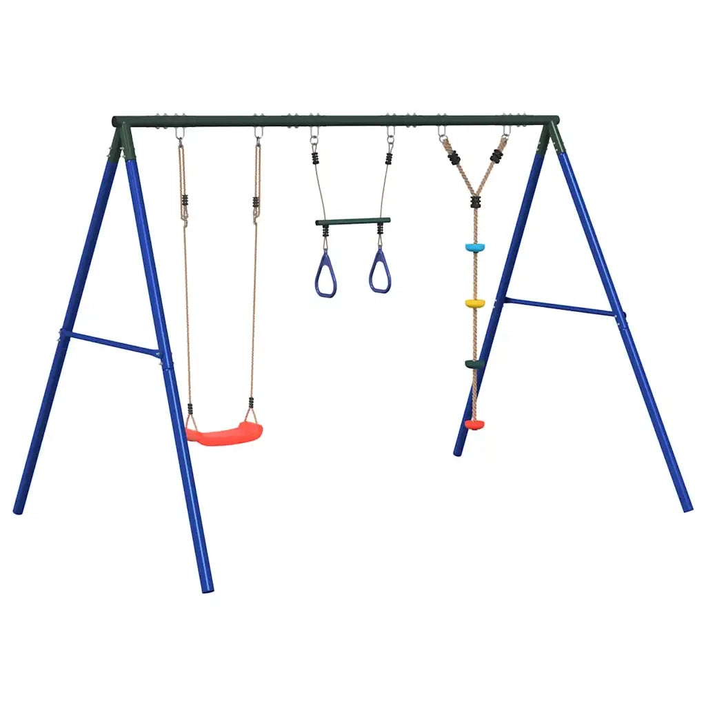 Set Gioco da Esterno con Altalena Trapezio e Altalena a Disco CFW6688583