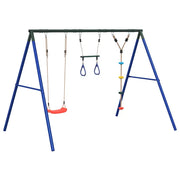 Set Gioco da Esterno con Altalena Trapezio e Altalena a Disco CFW6688583