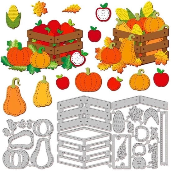 Taglierino per embossing con modello "Grazie" - Taglio - Stampa - Scrapbooking - 3D Carrozza - Acciaio carbonio metallo - Taglierina per metallo